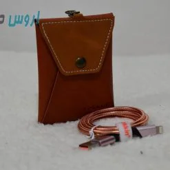 کابل لایتنینگ سوپر فست با کیف چرمی IP6