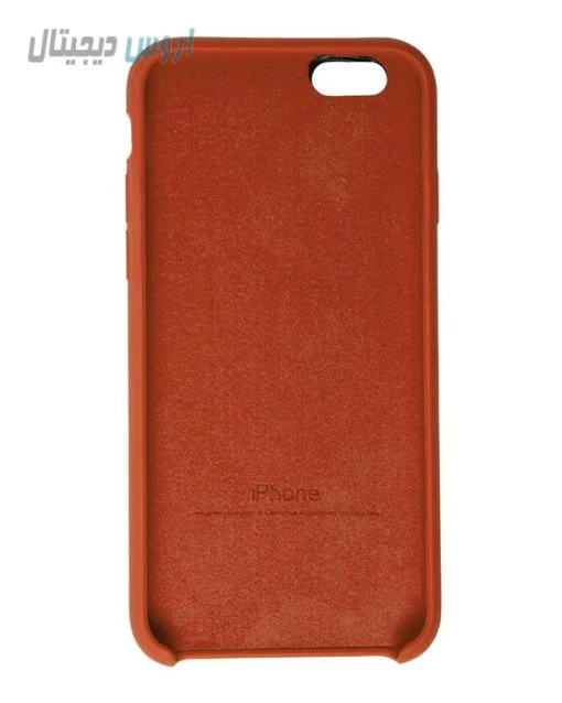 قاب سیلیکونی اورجینال اپل Iphone 6s رنگ نارنجی روشن