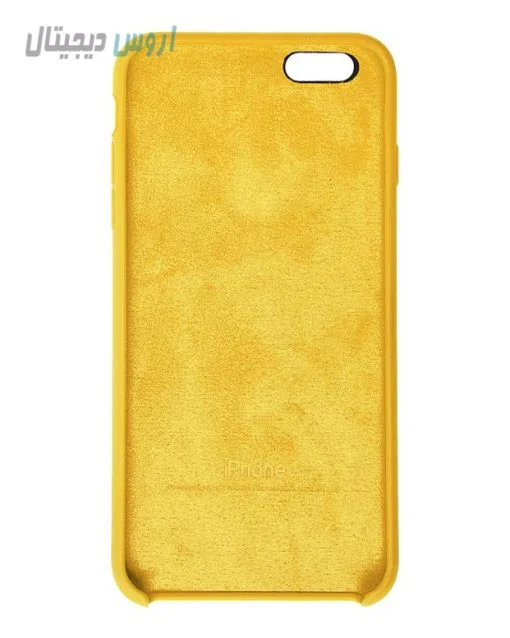 قاب سیلیکونی اورجینال اپل iphone 6s Plus رنگ زرد
