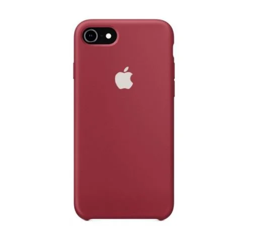 قاب سیلیکونی اورجینال اپل Iphone 7 / Iphone 8 رنگ قرمز تیره