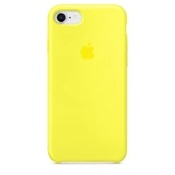 قاب سیلیکونی اورجینال اپل Iphone 7 / Iphone 8 رنگ زرد
