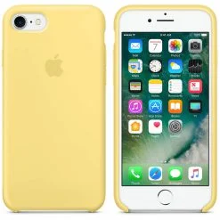 قاب سیلیکونی اورجینال اپل Iphone 7 / Iphone 8 رنگ لیمویی