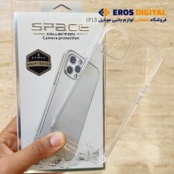 قاب شفاف iPhone 13 مدل Space Collection محافظ لنز دار