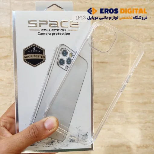 قاب شفاف iPhone 13 مدل Space Collection محافظ لنز دار