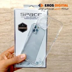 قاب شفاف iPhone 12 مدل Space Collection محافظ لنز دار