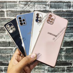 قاب مای کیس سامسونگ Galaxy A51 دور طلایی الکتروپلیتینگ