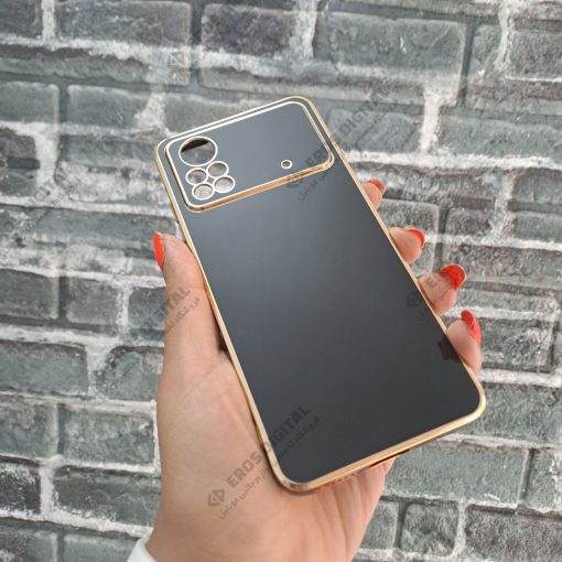قاب مای کیس Xiaomi POCO X4 PRO 5G دور طلایی الکتروپلیتینگ | photo 2023 11 07 12 49 43 1
