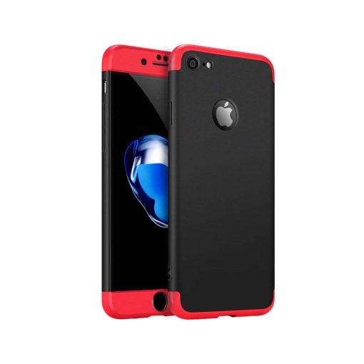 قاب گوشی محافظ 360 درجه iPhone 7 / 8 مدل GKK | Buy Price GKK 360 Full Cover Protection Case Apple iPhone 7 8 Black Red 2