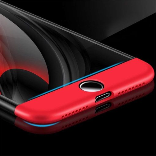 قاب گوشی محافظ 360 درجه iPhone 7 Plus/8 Plus مدل GKK | Buy Price GKK 360 Full Cover Protection Case iPhone 8 Plus 7 Plus Black Red 1