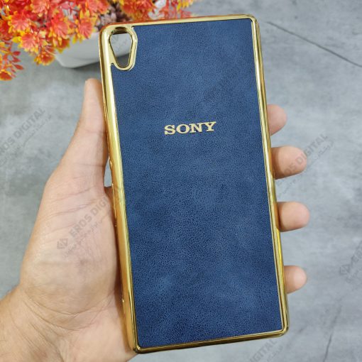گارد گوشی Sony Xperia XA Ultra دور طلایی پشت چرم | photo 2024 01 24 18 07 50