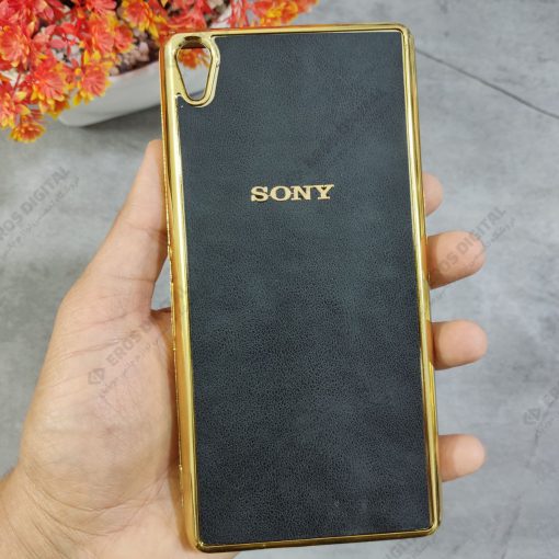 گارد گوشی Sony Xperia XA Ultra دور طلایی پشت چرم | photo 2024 01 24 18 08 59