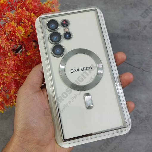 قاب ژله ای و محافظ لنزدار سامسونگ Galaxy S24 Ultra مدل مگ سیف دار | photo 2024 02 20 19 30 53
