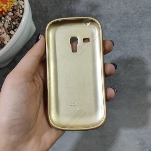 گارد گوشی Samsung Galaxy S3 Mini دور طلایی پشت چرم طرح دار | photo 2024 04 17 19 13 20 2
