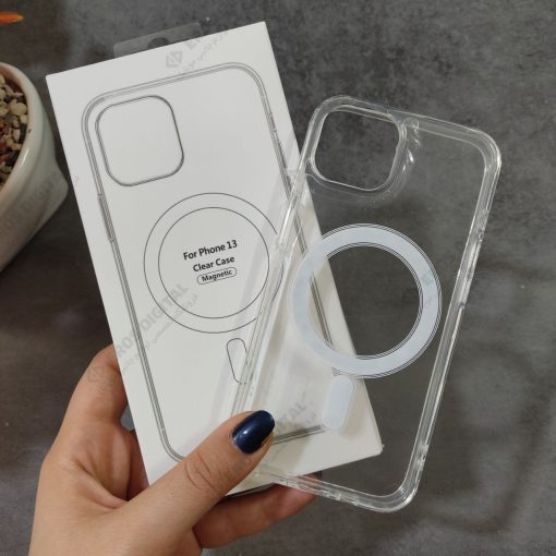 قاب گوشی iphone 13 شفاف مدل مگ سیف دار Clear Case | photo 2024 04 19 12 01 55